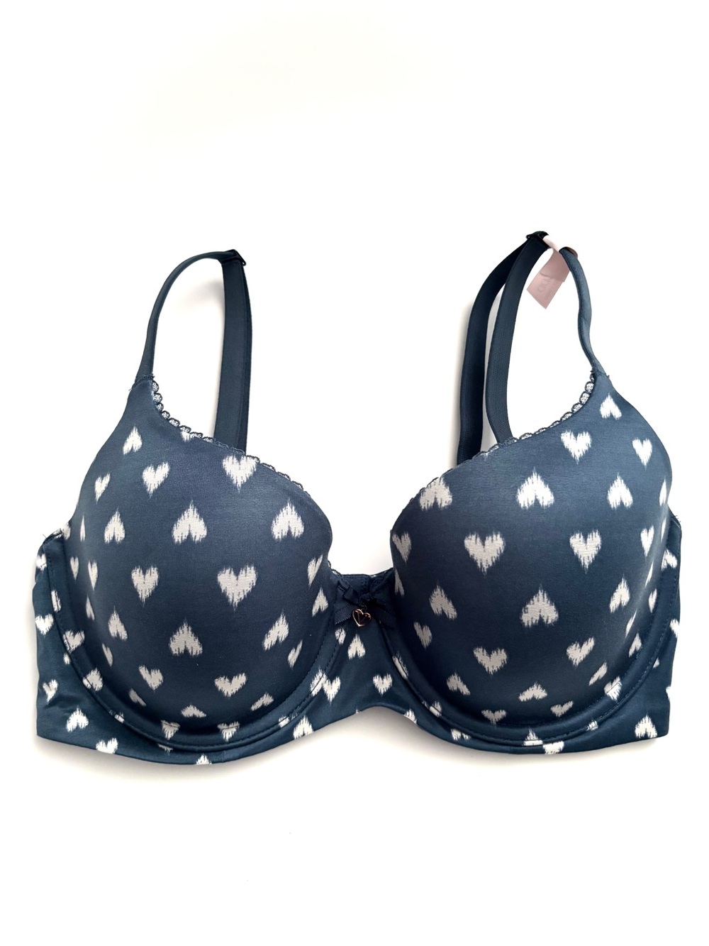 Victoria's Secret Bra Nwt Body By Victoria Lightly Lined Demi Turquoise Heart